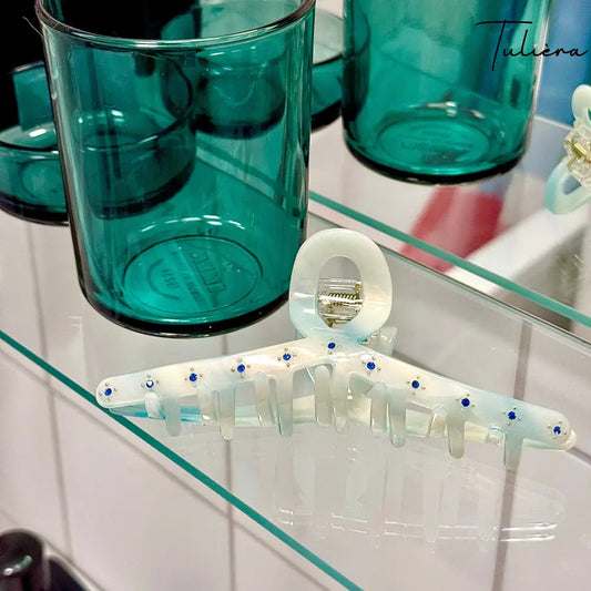 Ciánzöld hajcsat